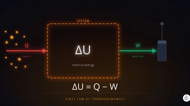 The First Law of Thermodynamics: